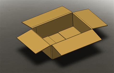 solidworks cardboard box template